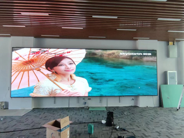 郴州市P1.53led小间距屏安装案例